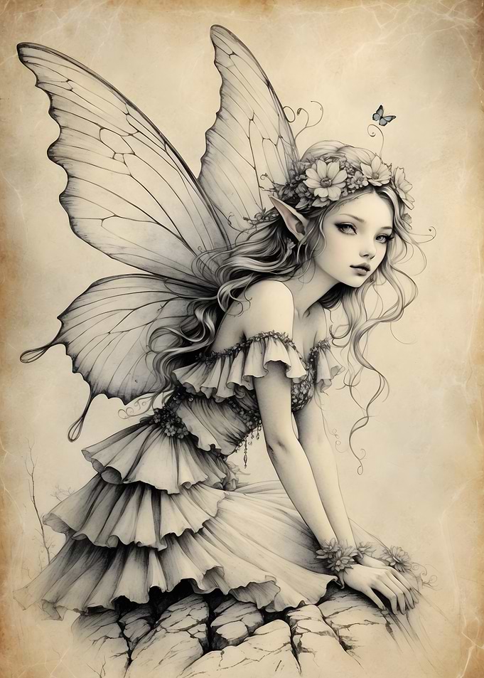 Fairy with Wings