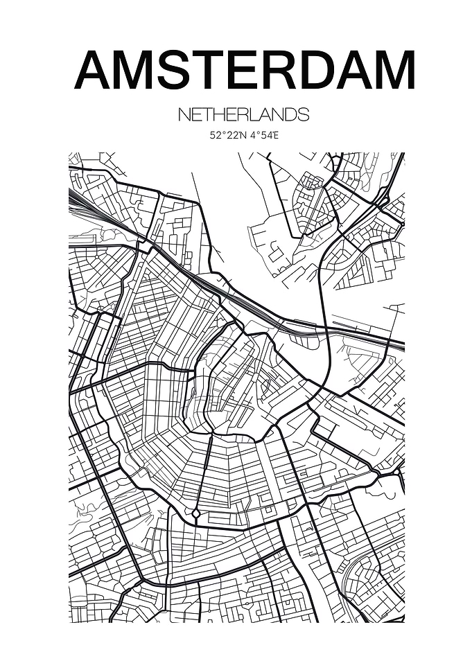 Amsterdam City Map