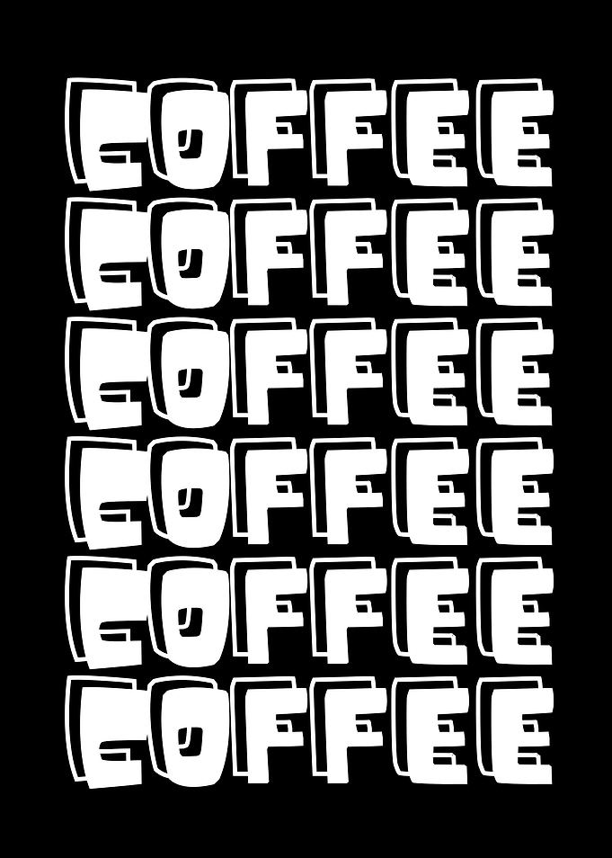 Coffee Word Art