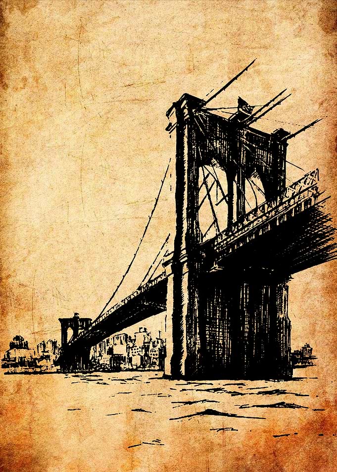Brooklyn Bridge Sketch