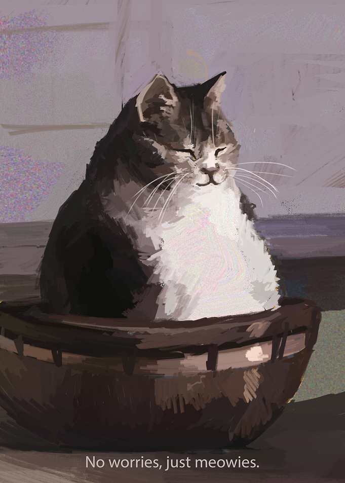 Cat in a Basket