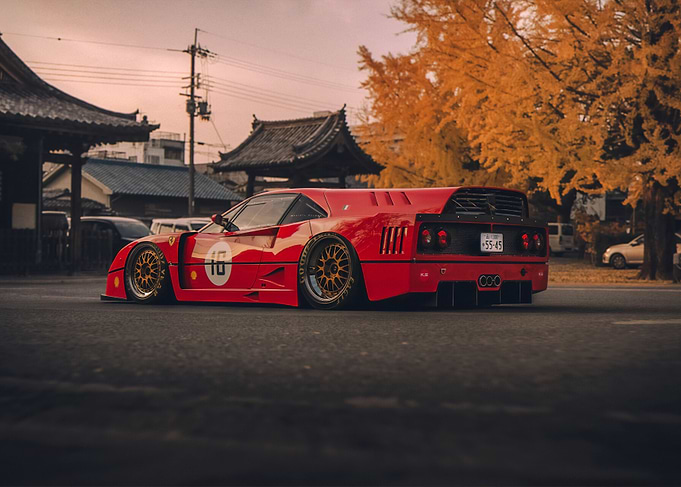 Ferrari F40 in Japan