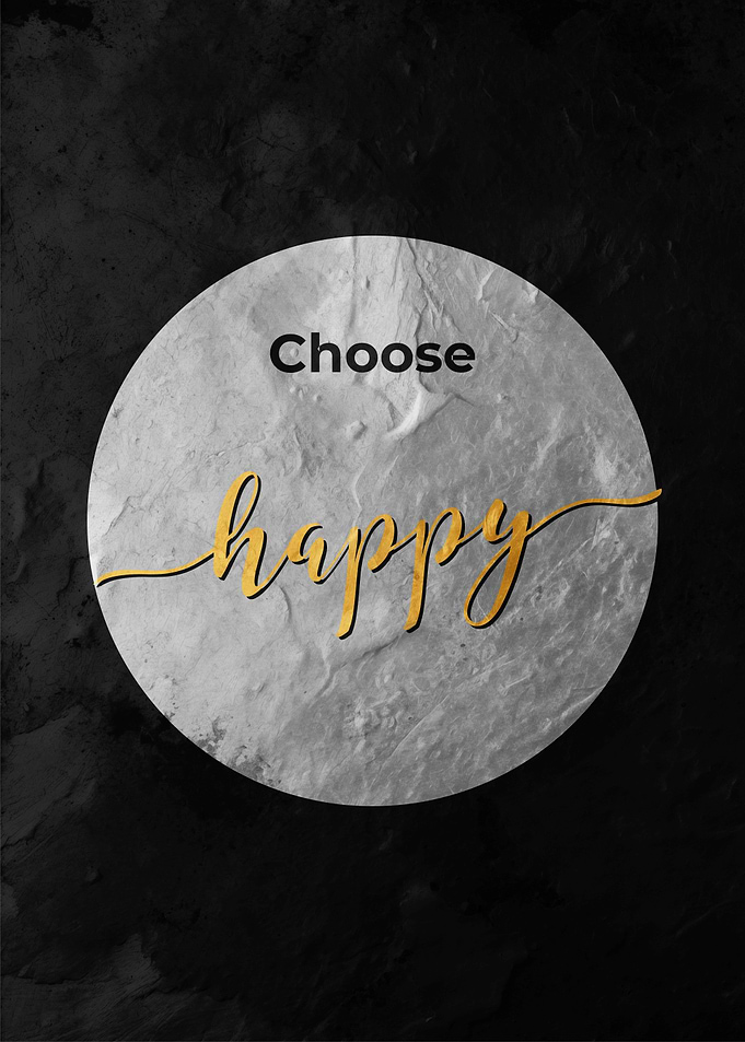 Choose Happy Wall Art