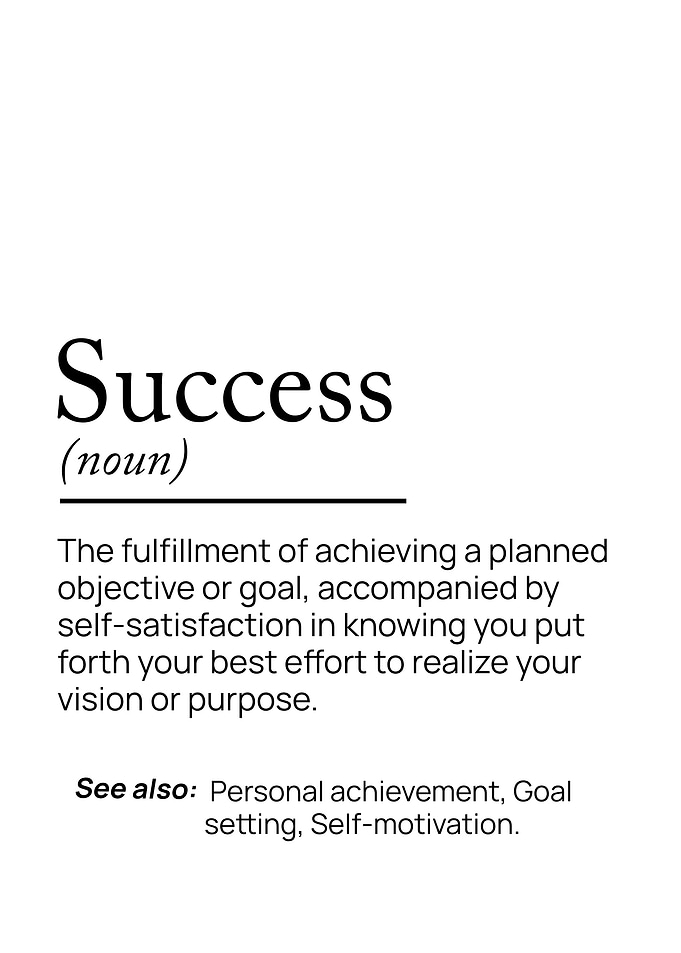 Success Definition