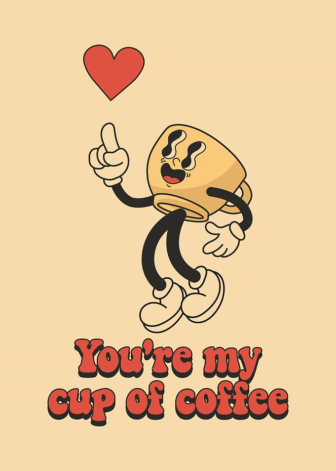 Retro Coffee Valentine