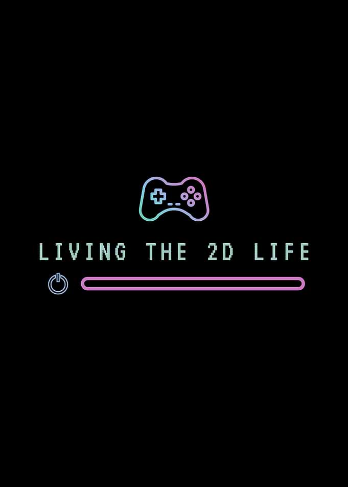 2D Life Gamer Graphic