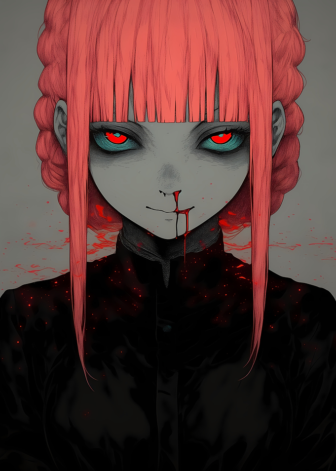 Bloody Anime Girl