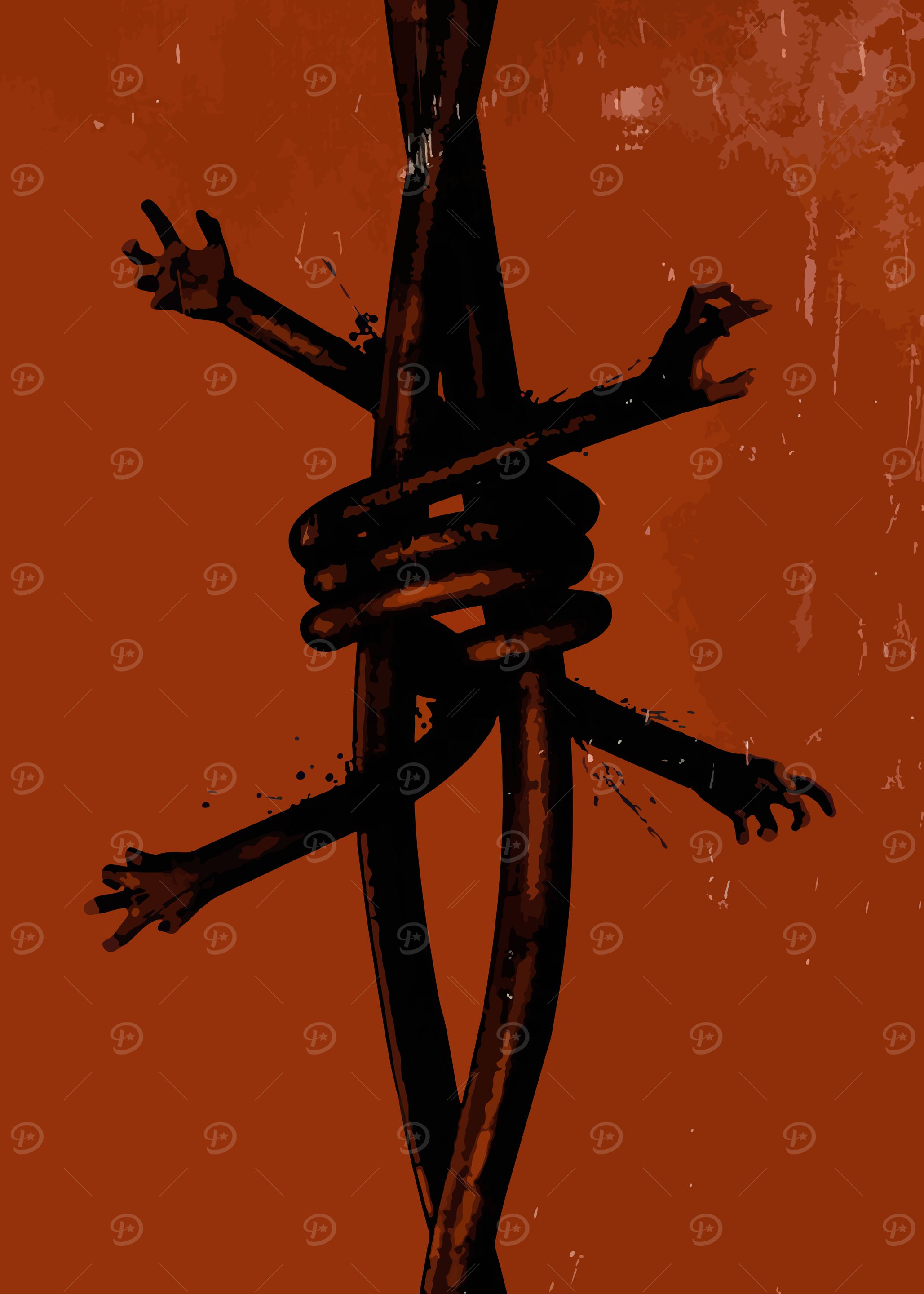 Barbed Wire Entrapment