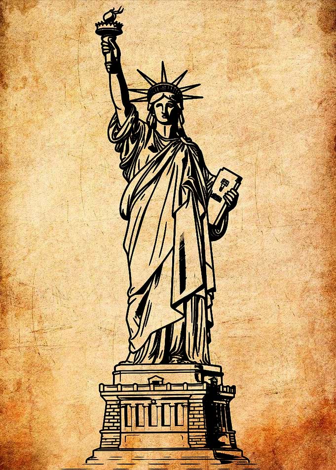 Statue of Liberty Illustration