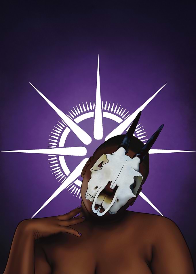 Skull Mask Figure