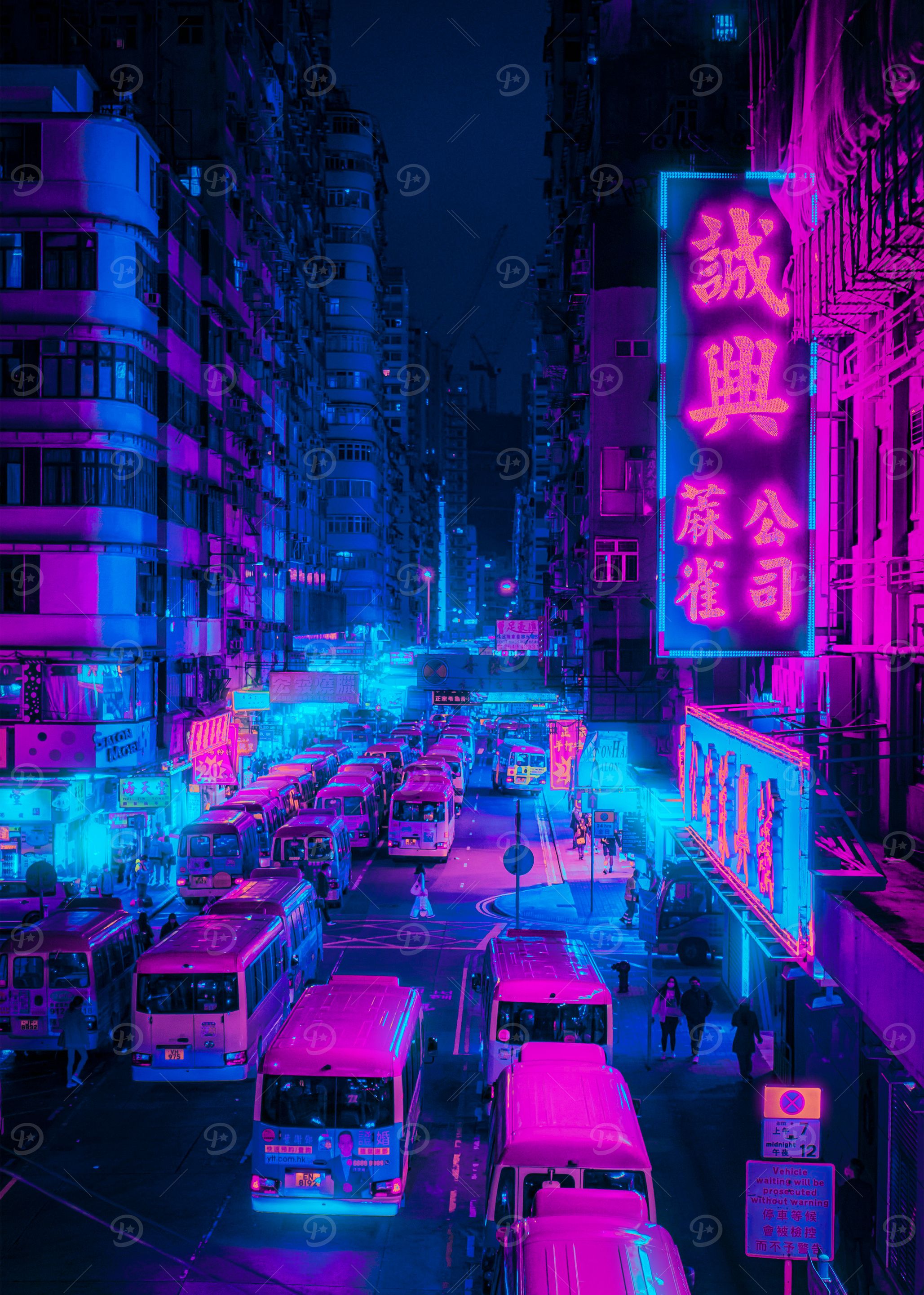Traffic in Hong Kong