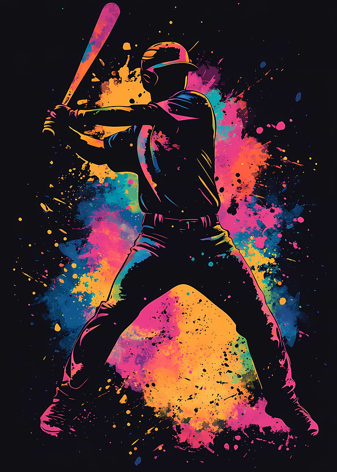 Baseball Player Silhouette