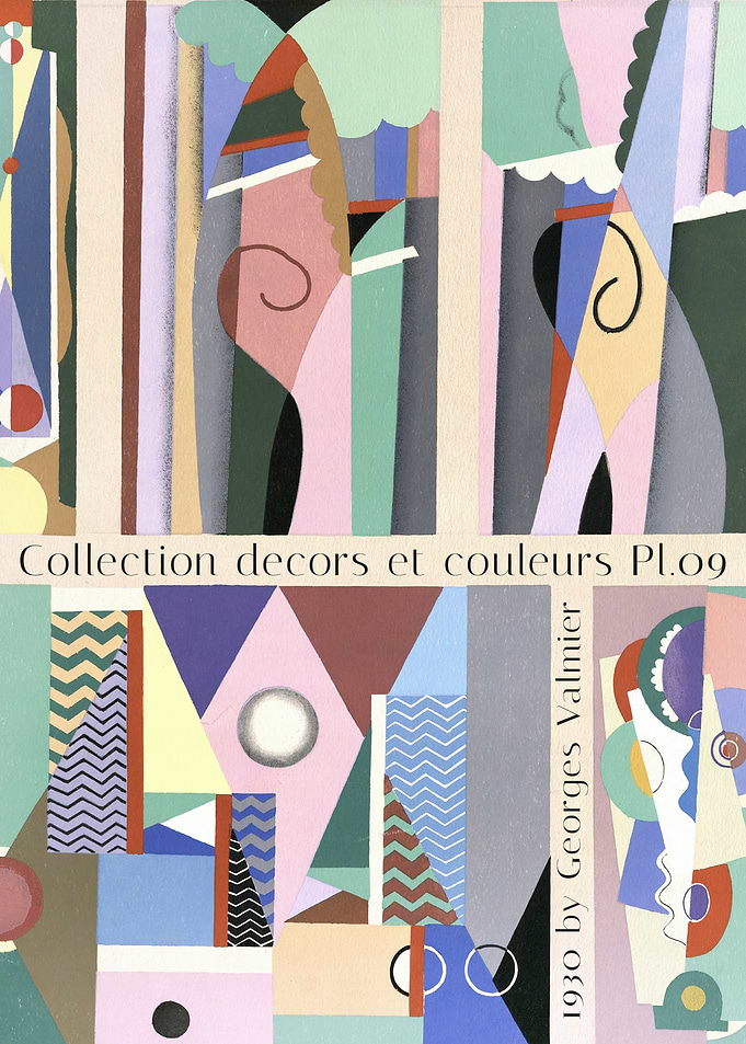 Collection décors et couleurs Pl.09 (1930) by Georges Valmier