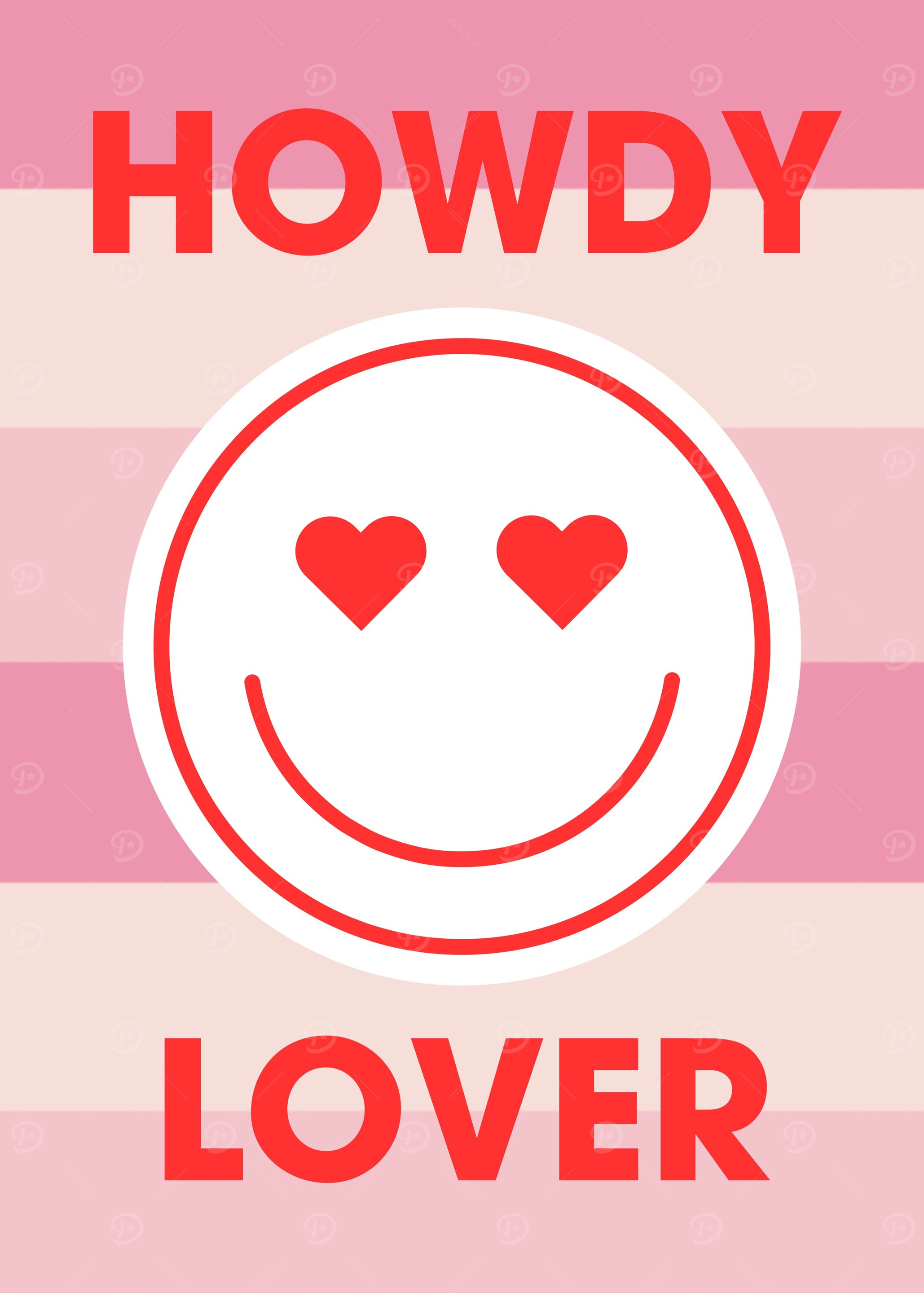 Howdy Lover Smiley Face