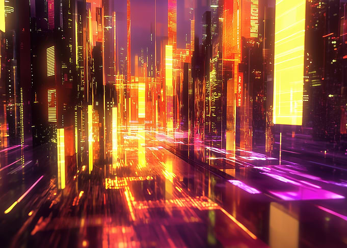 Neon Cityscape