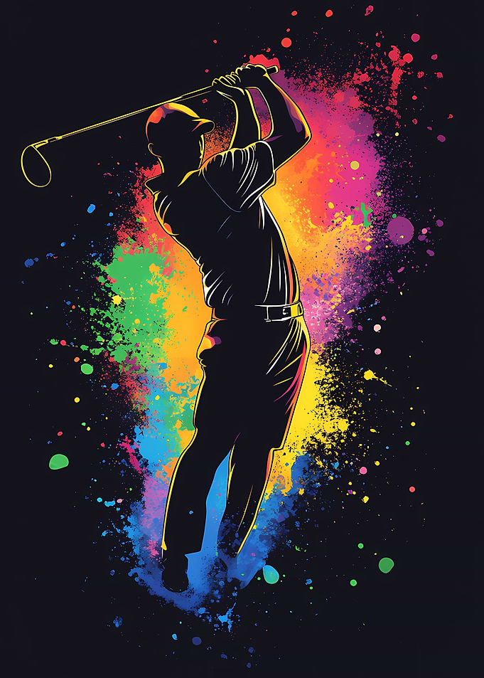 Golf Swing Silhouette