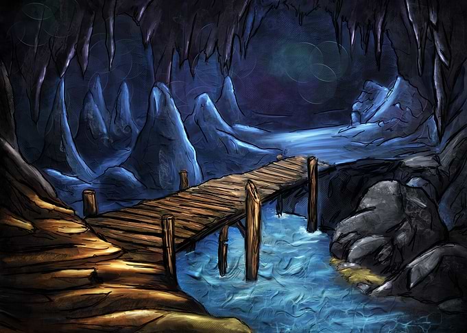 Fantasy Cave Entrance