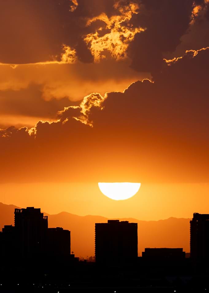 Fiery Sunset