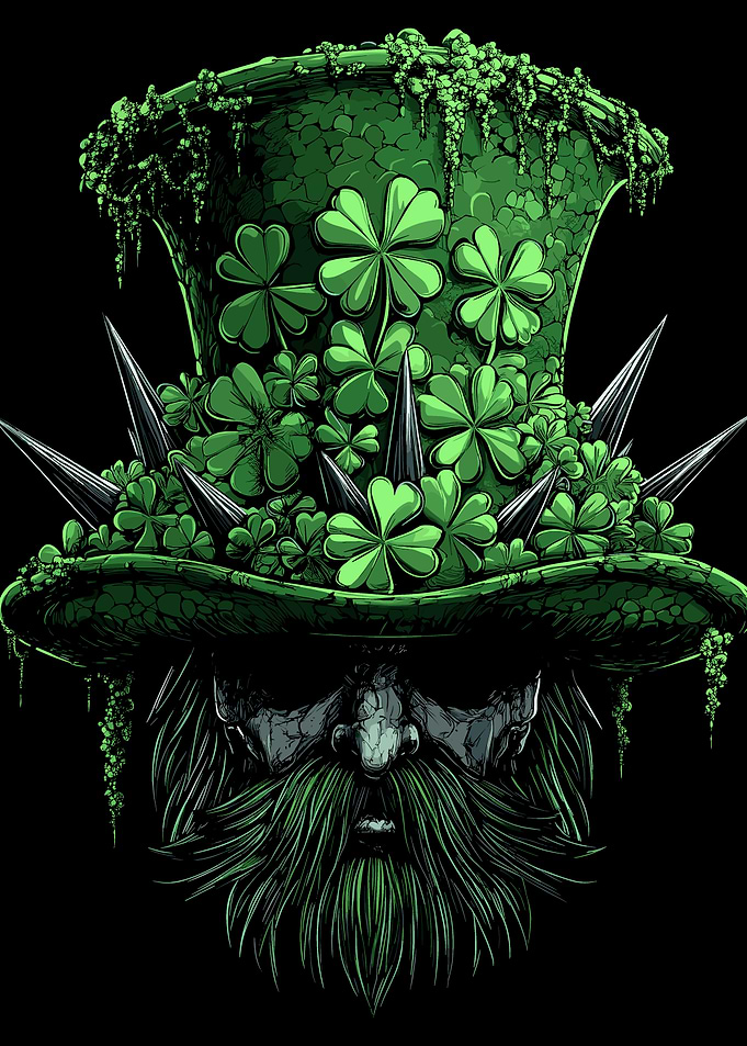 Dark Leprechaun with Spiked Hat