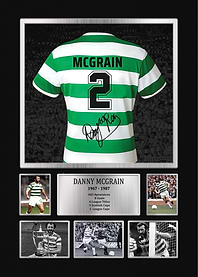 Danny McGrain Celtic Signed Jersey