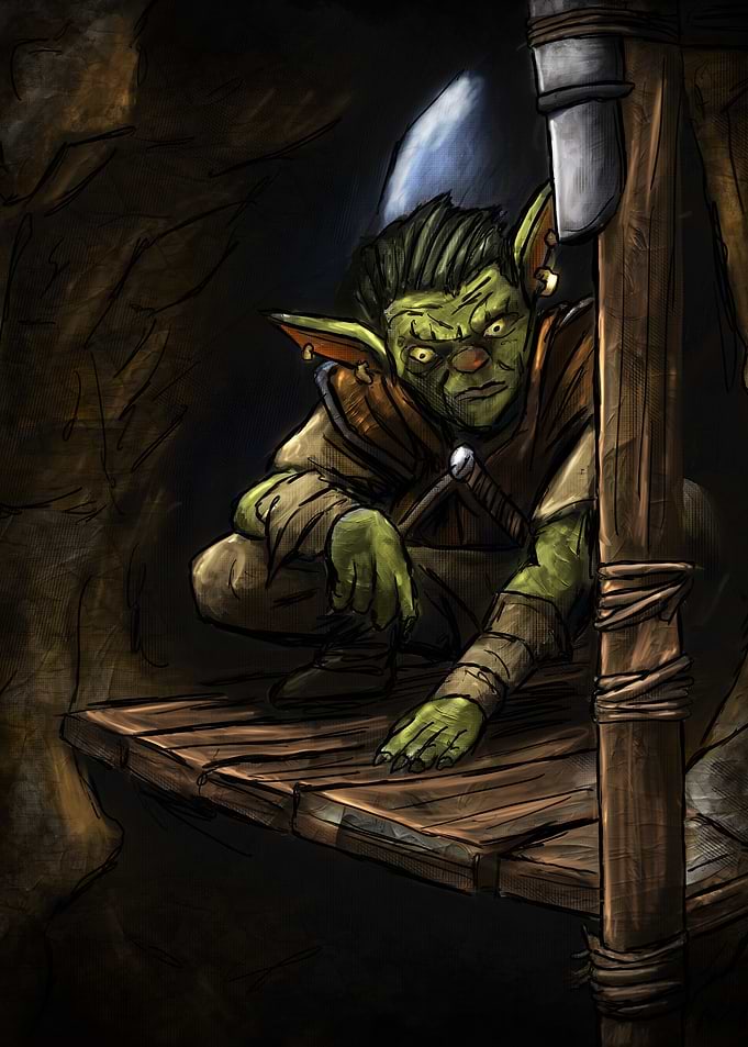 Goblin in a Cave