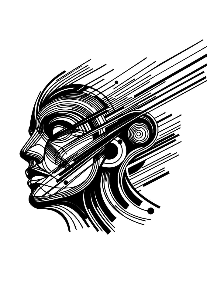 Abstract Woman Face