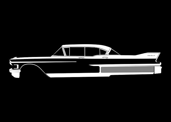 Fleetwood Sixty Special (1958) Silhouette