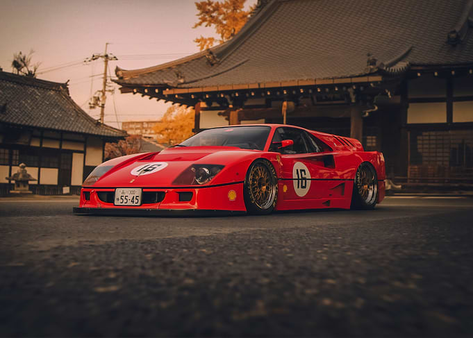 Ferrari F40 in Japan