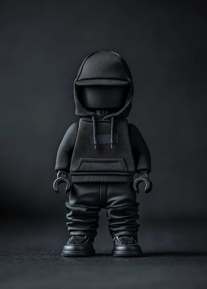 Black Hoodie Figure
