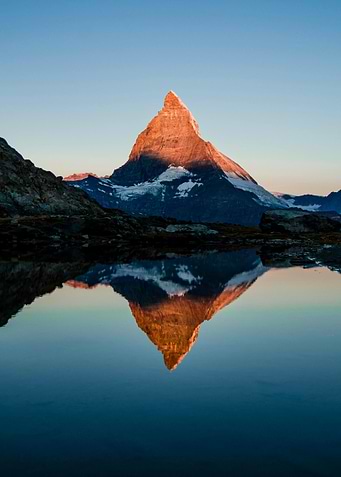 Majestic Reflection of the Matterhorn at Sunrise