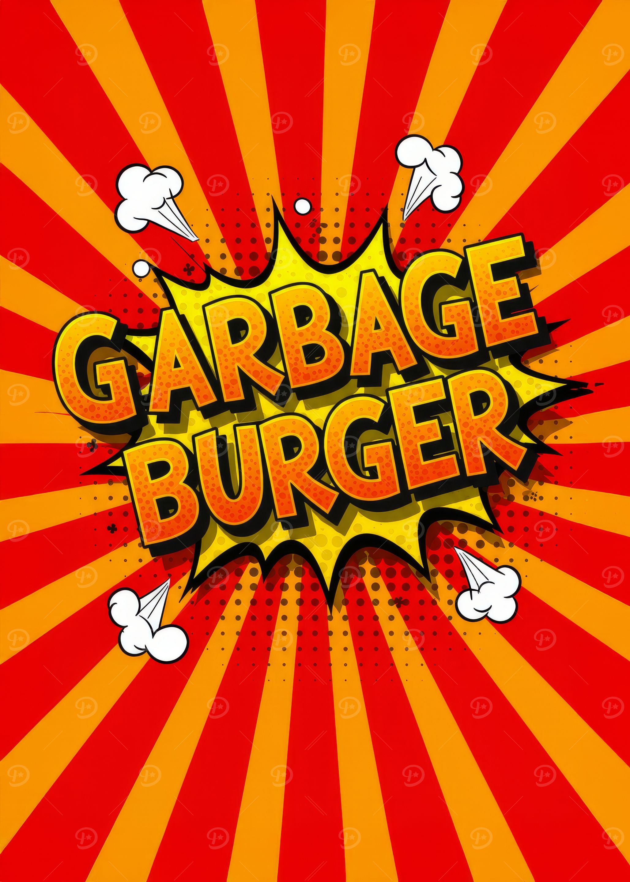 Garbage Burger Comic Art