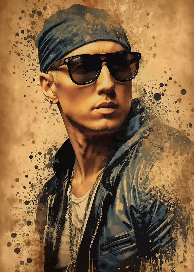 Eminem Vintage Abstract