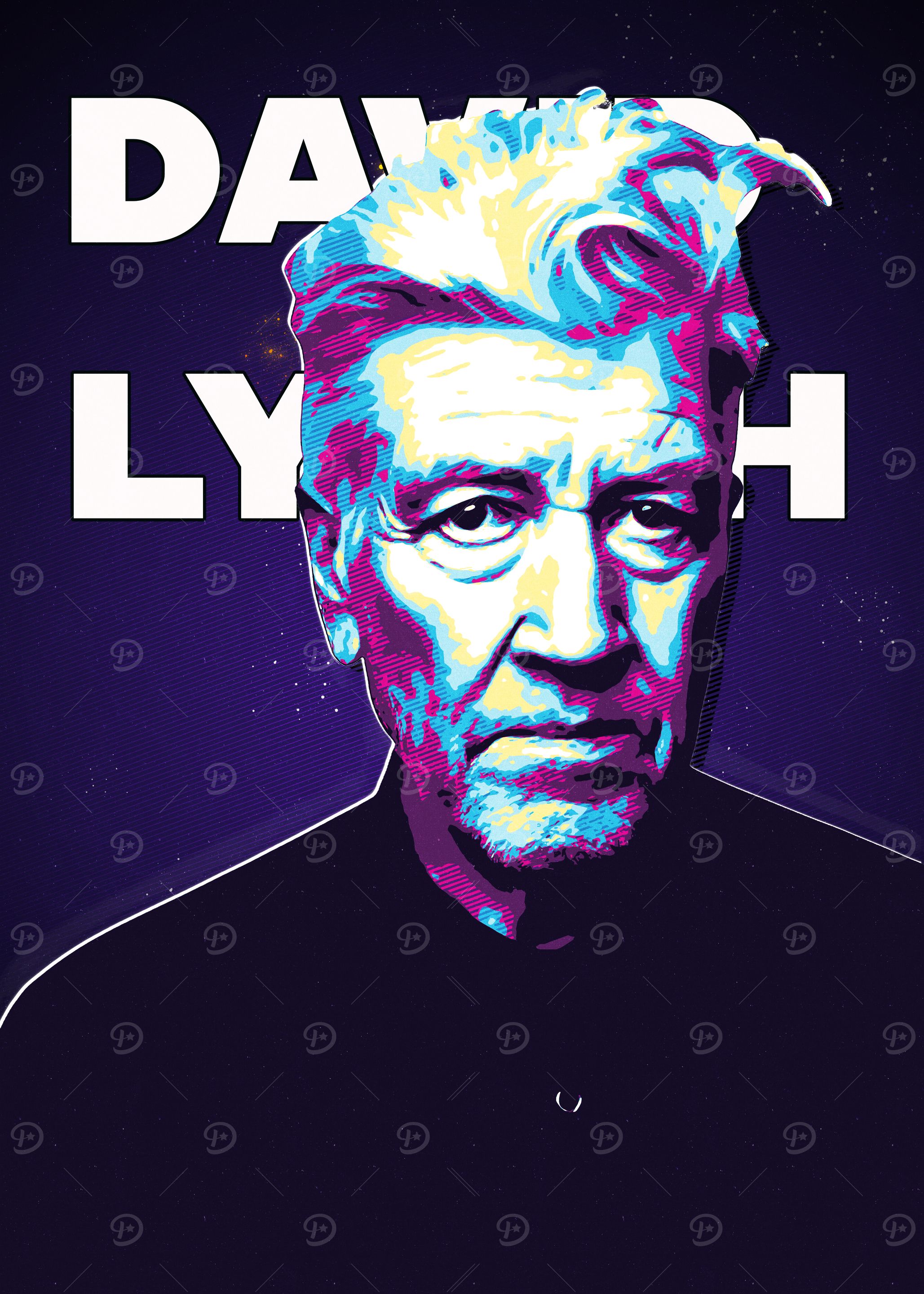 David Lynch Pop Art Portrait