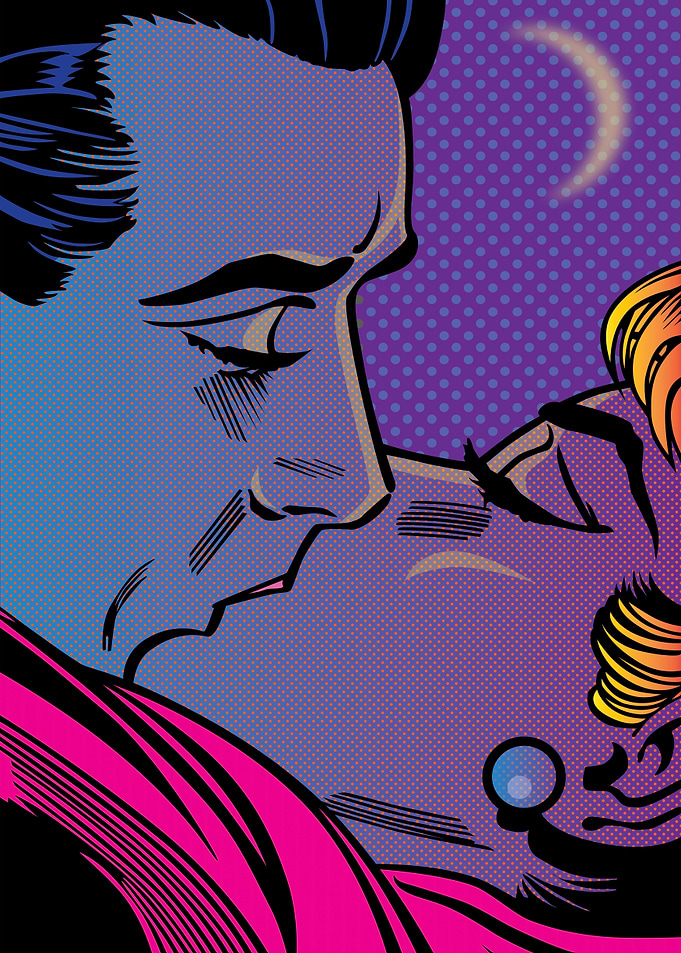 KISS UNDER THE MOON