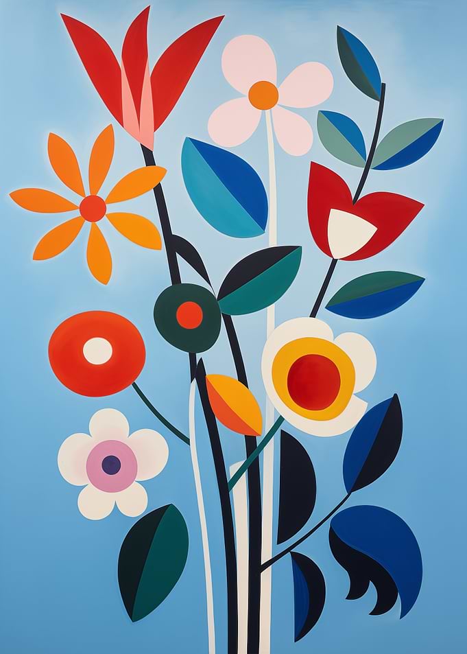 Abstract Floral Art
