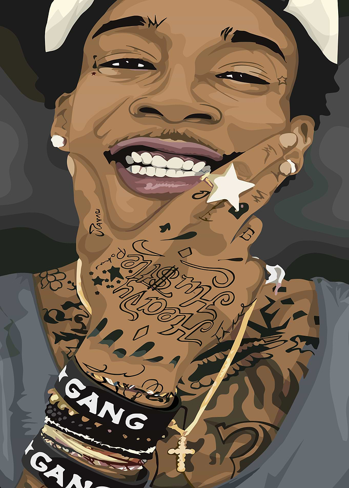 Wiz Khalifa Digital Art