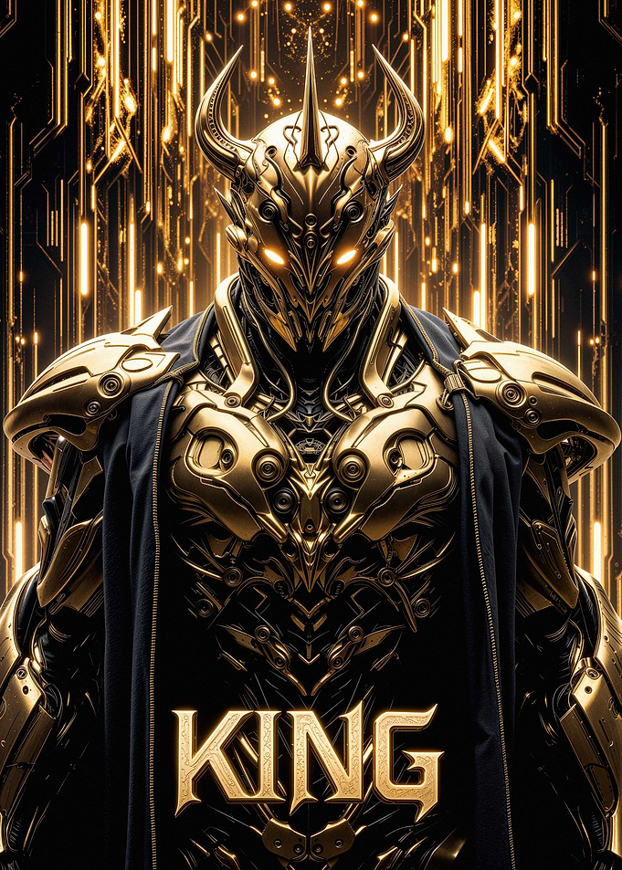 Golden Cyborg King