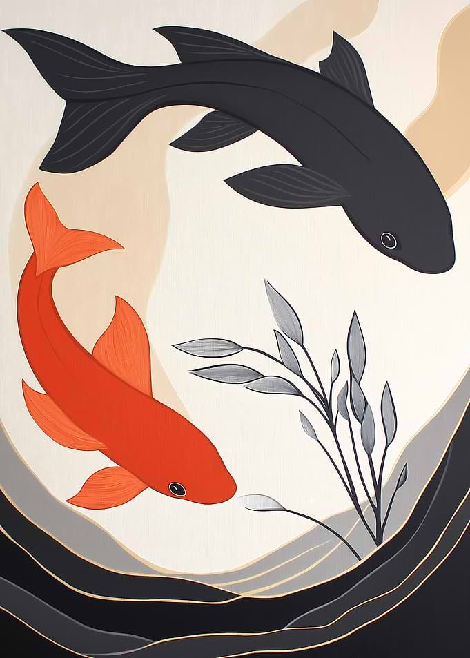 Koi Fish Painting