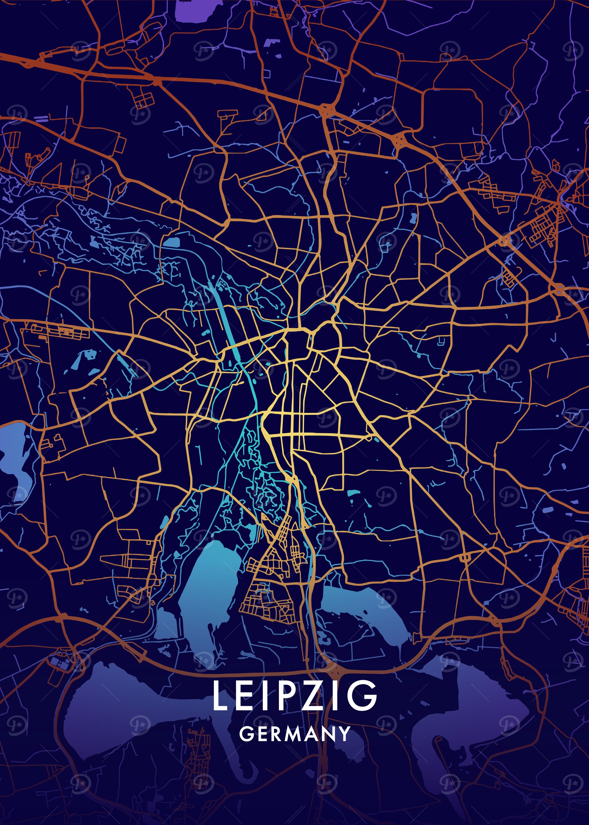 Leipzig City Map