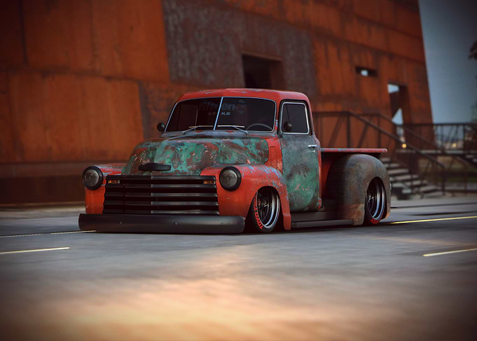 Rusty Vintage Pickup Truck