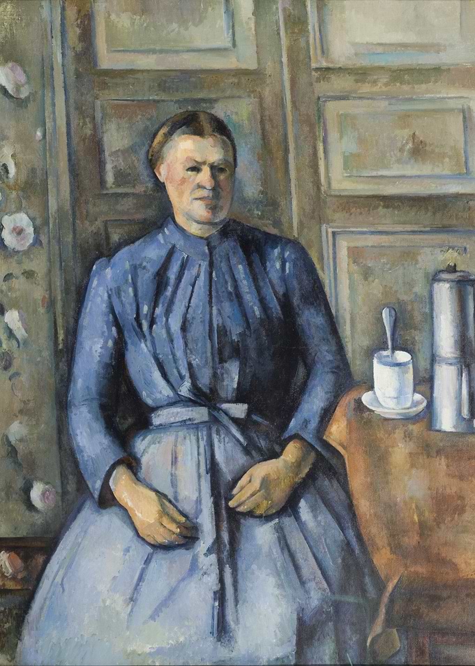 Woman in Blue Dress