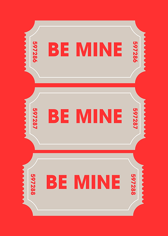 Be Mine Valentines Day Ticket