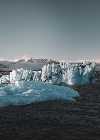 Iceberg in Glacier Lagoon