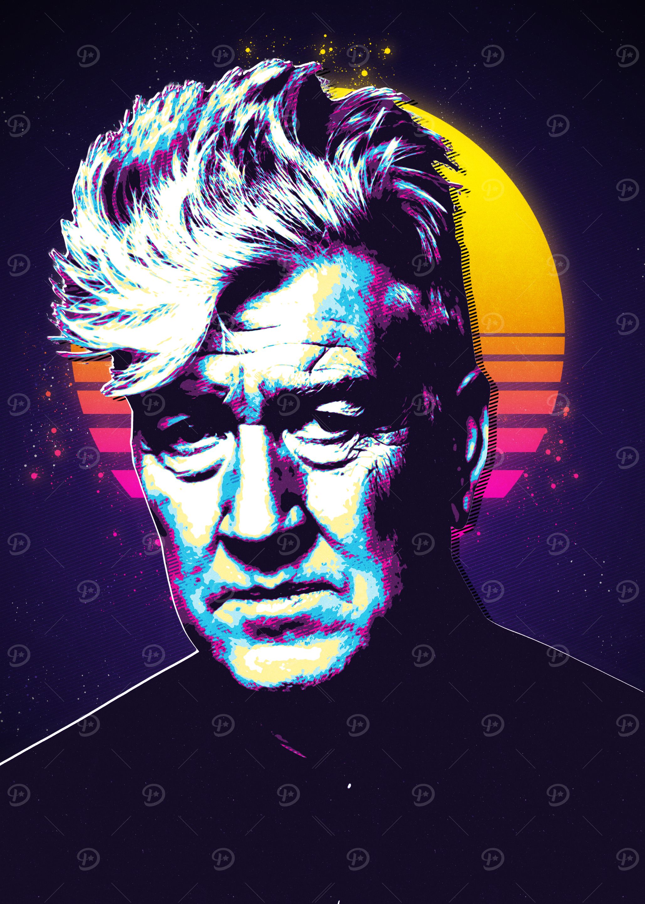 David Lynch Retro Art
