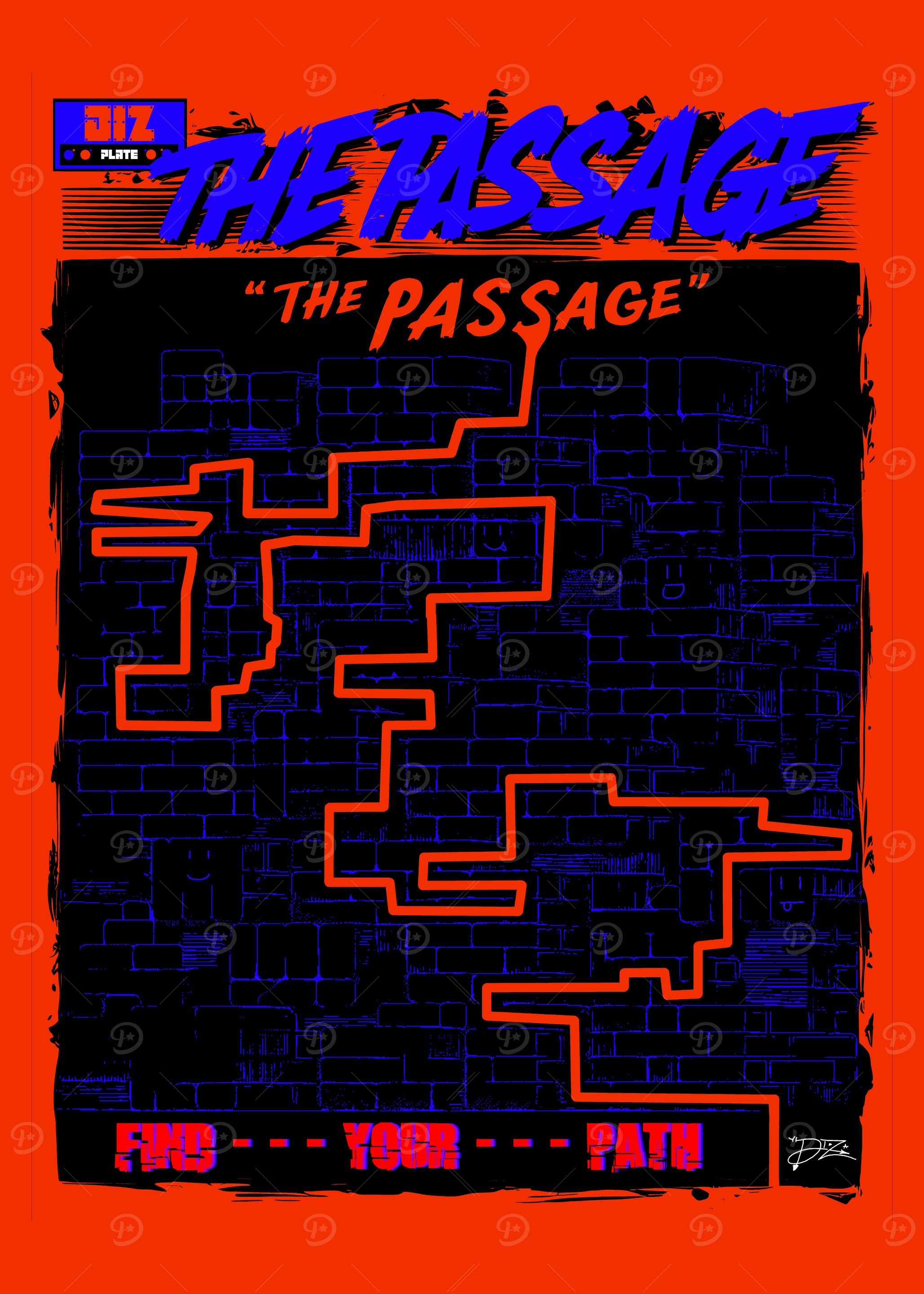 The Passage Trippy Maze Poster