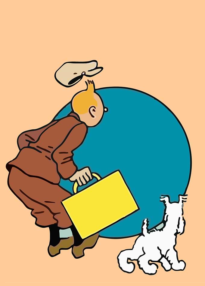 Tintin and Snowy
