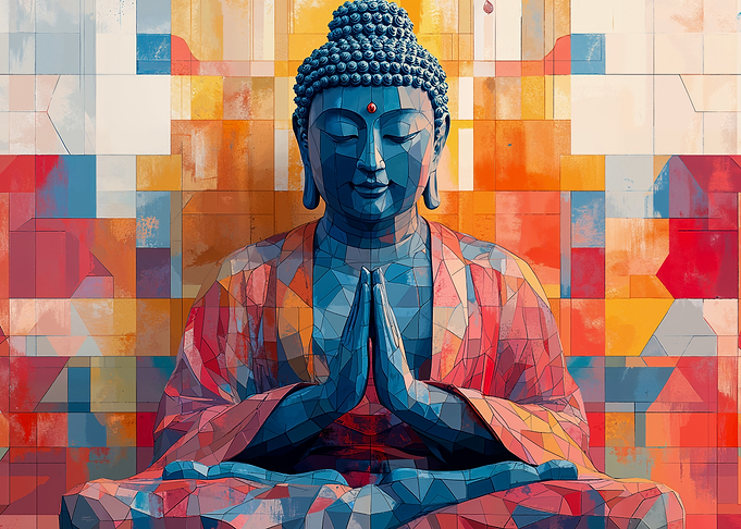 Buddha in Geometric Art