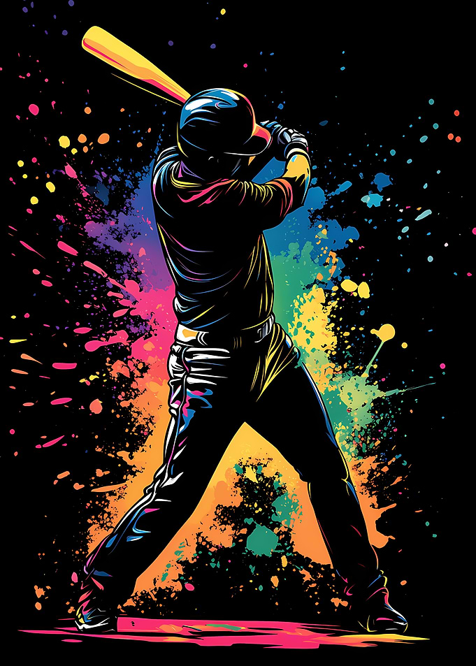 Baseball Player Silhouette