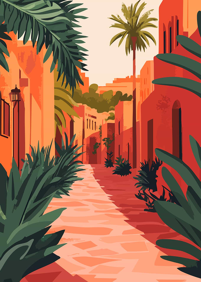 Morocco Mediterranean Village