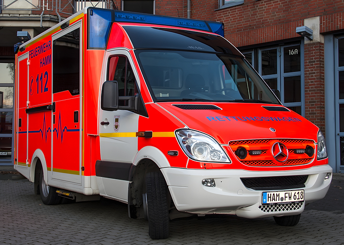 German Ambulance Van